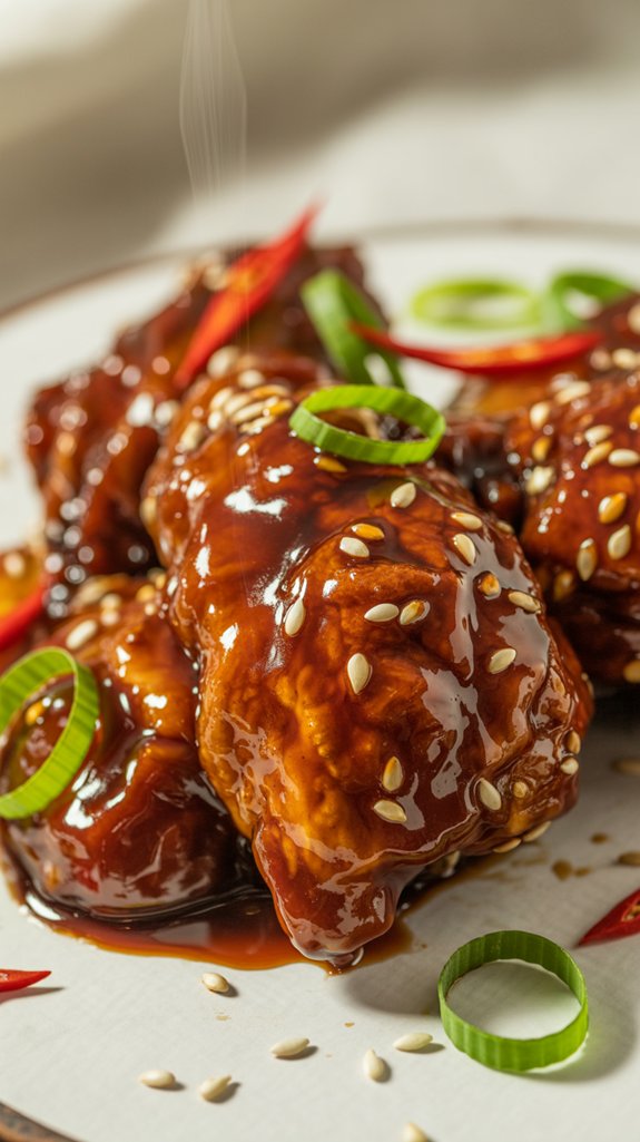 sticky caramelized chicken recipe