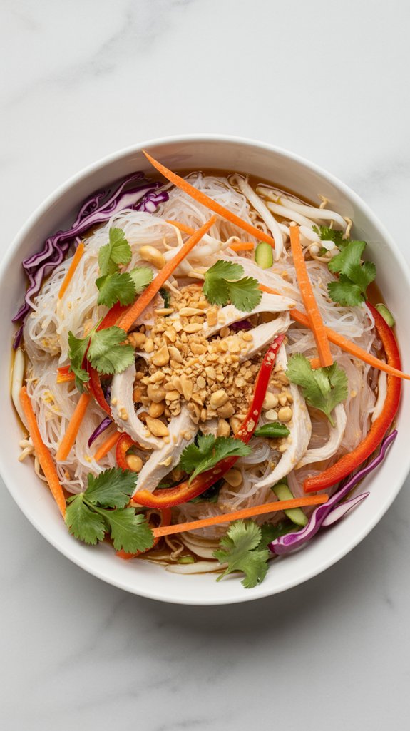 thai chicken noodle salad