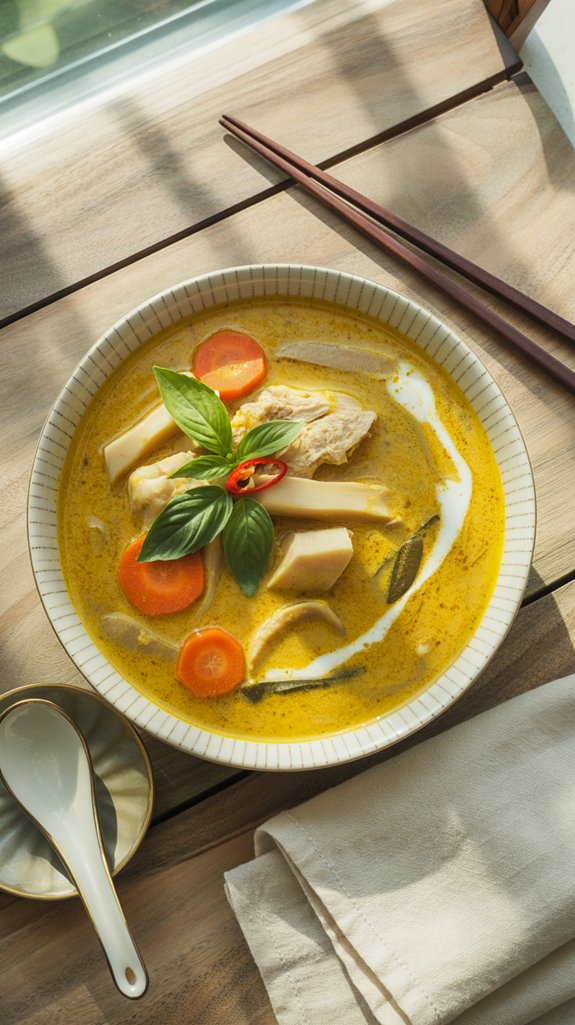 thai yellow curry soup