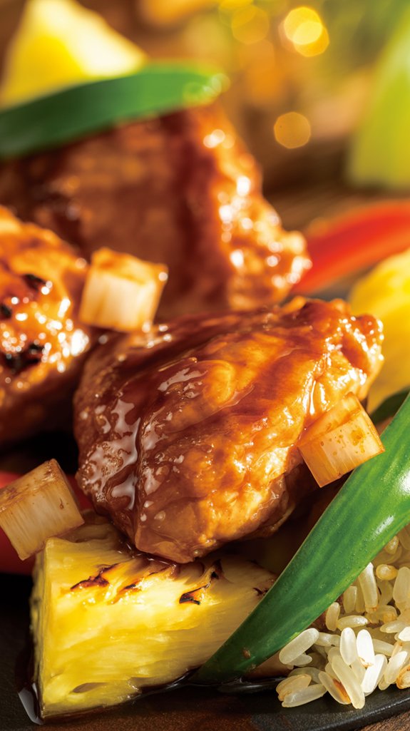 tropical chicken with cheese
