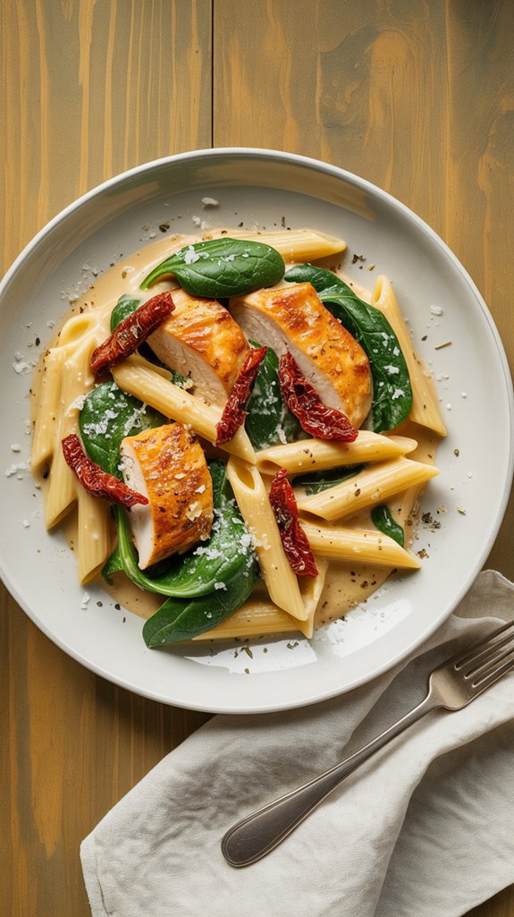 tuscan chicken pasta recipe