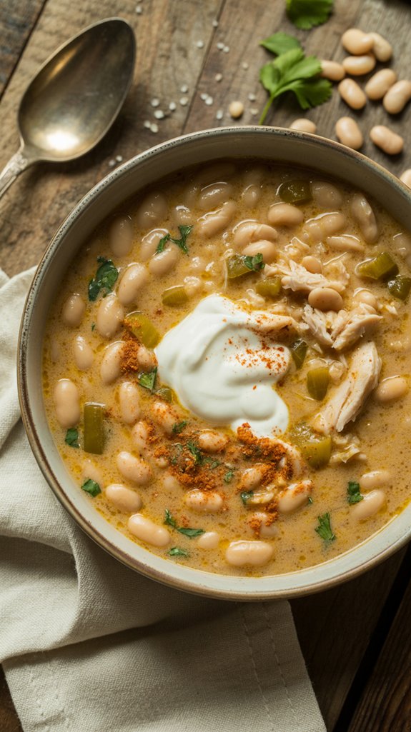 white bean chicken chili