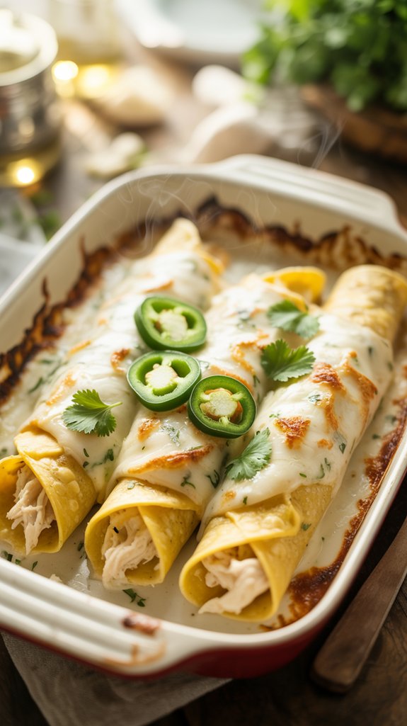 white chicken enchiladas recipe