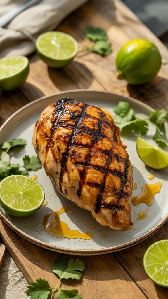 zesty lime flavored chicken dish